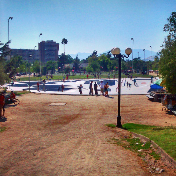 Skatepark del Parque de Los Reyes. Cortesía Barrio Brasil en Instagram