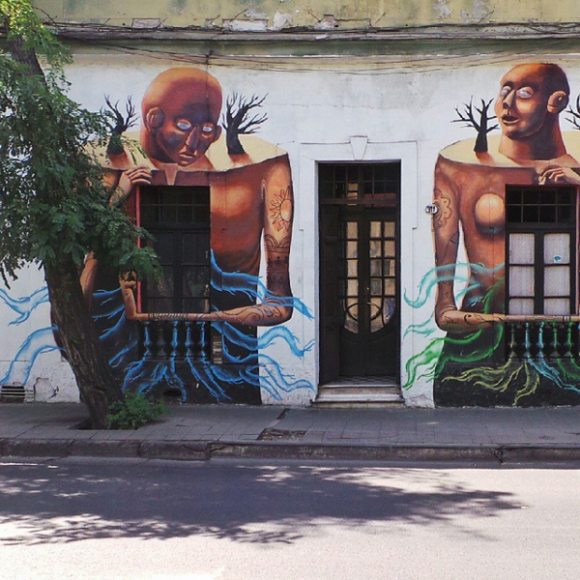 Murales en Barrio Yungay. Cortesía La Ciudad al Instante