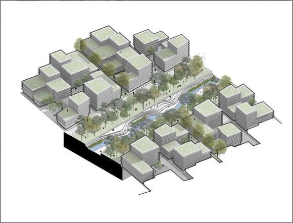 Re-desarrollo en 2038. Image Cortesía de MOBO Architects + Ecopolis + Concreta