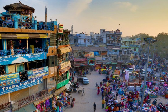 Barrio Paharganj en Nueva Delhi, India. © Andrzej Wrotek, vía Flickr.