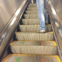 flujos peatonales escaleras metro santiago
