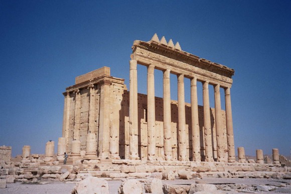 Templo de Bel en Palmira, antes de su destrucción en agosto de 2015. Image © upyernoz bajo licencia CC BY 2.0