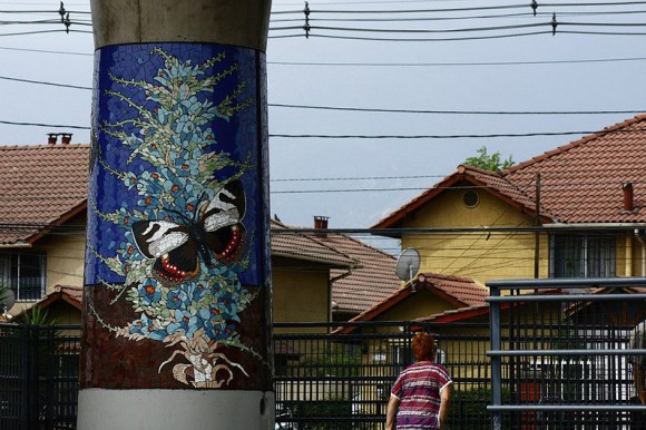 Mural de Mosaicos Puente Alto. Cortesía Valeria Merino