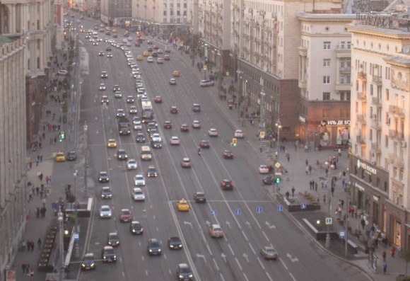 Calle Moscú, Rusia. © Flickr Usuario: Mikael Colville-Andersen. Licencia CC BY 2.0