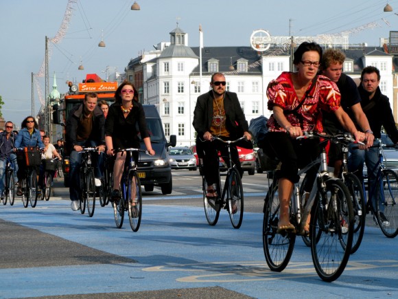 Ciclistas en Copenhague © Flickr Usuario: Mikael Colville-Andersen. Licencia CC BY-NC-ND 2.0