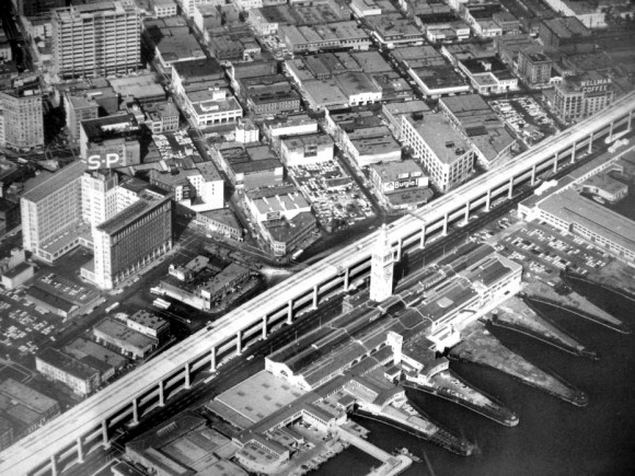 Embarcadero Freeway, San Francisco, 1960 aprox. 