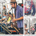 Vendedores cantantes Metro de Santiago