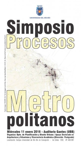 Afiche Simposio Procesos Metropolitanos UBB