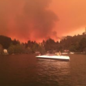 Lago Vichuquen incendio