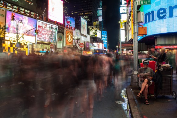 Vida nocturna en Nueva York. Image © Joana França