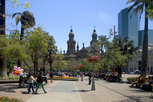 Plaza de Armas de Santiago Flickr usuario Joel Mann Licencia CC BY-NC-ND 2