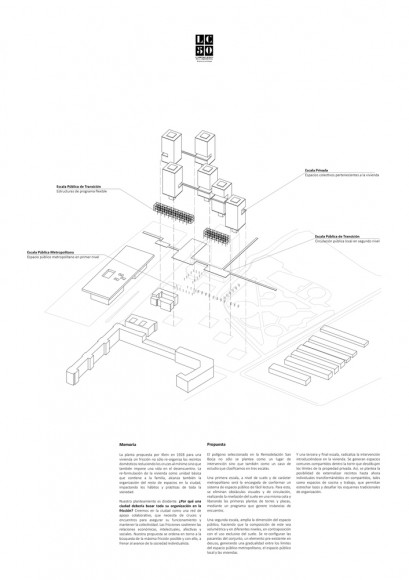 G16: Sistemas de fricción para una ciudad en desencuentro / Lámina 02. Image Cortesía de Grupo Arquitectura Caliente