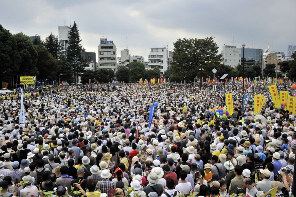 JAPAN-QUAKE-DISASTER-NUCLEAR-ACCIDENT-RALLY