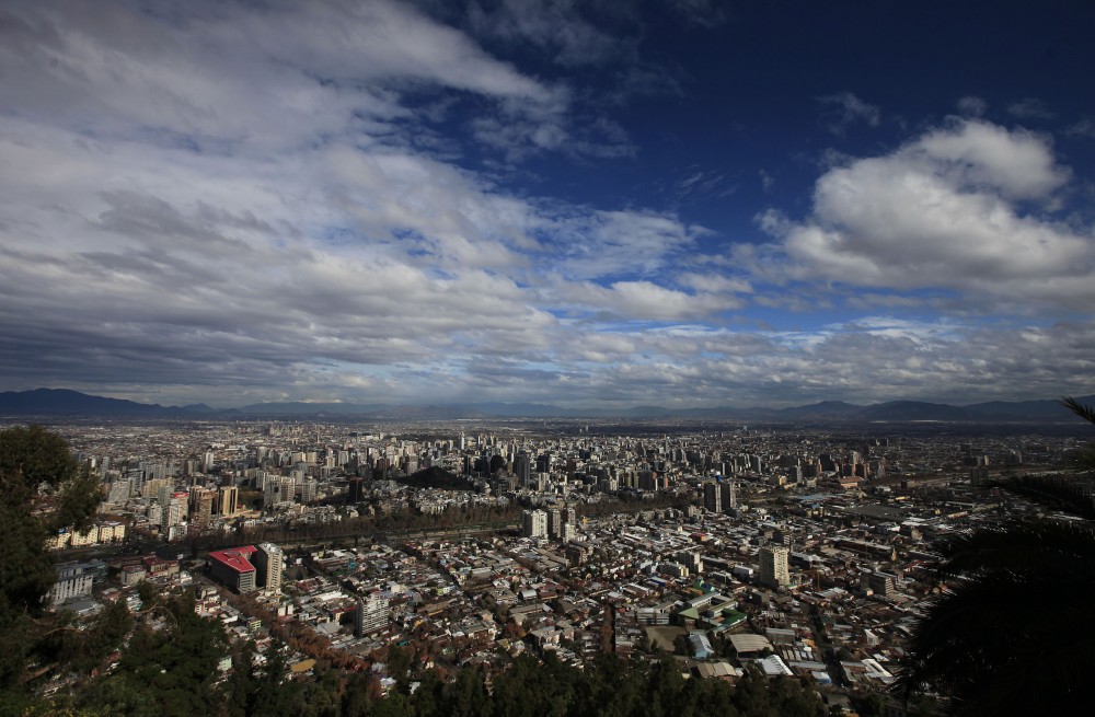 Panoramicas de Santiago despejado