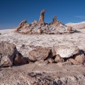 Piedras "Tres Marías" en el Valle de la Luna.