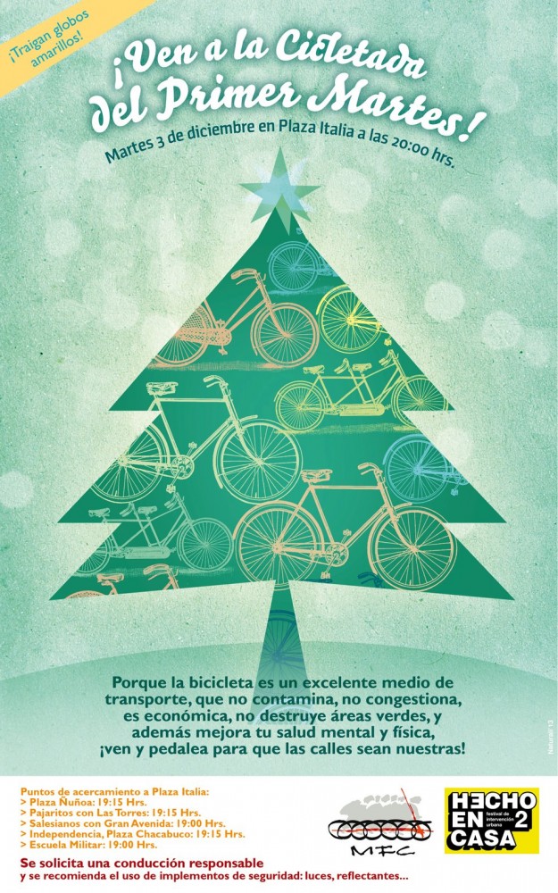 Cicletada Primer Martes Diciembre 2013