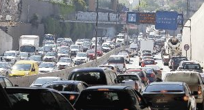 Congestión vehicular Santiago