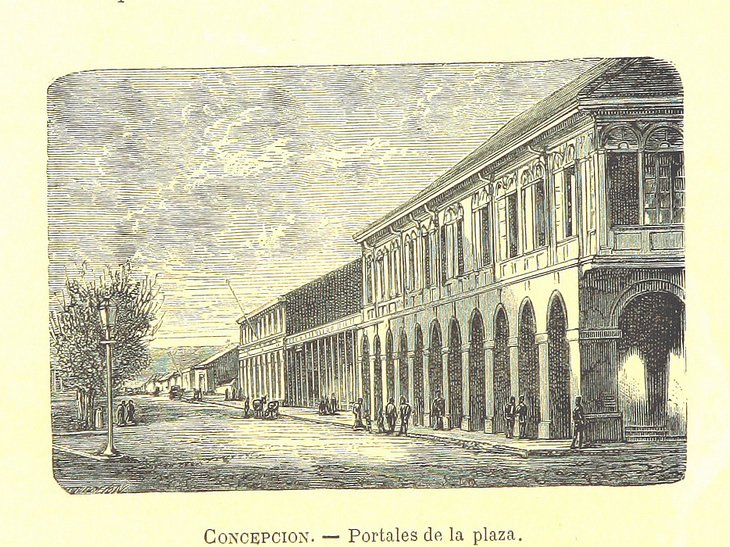 Portales de la Plaza Independencia, Concepción.