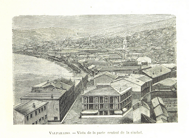 Parte central de Valparaíso
