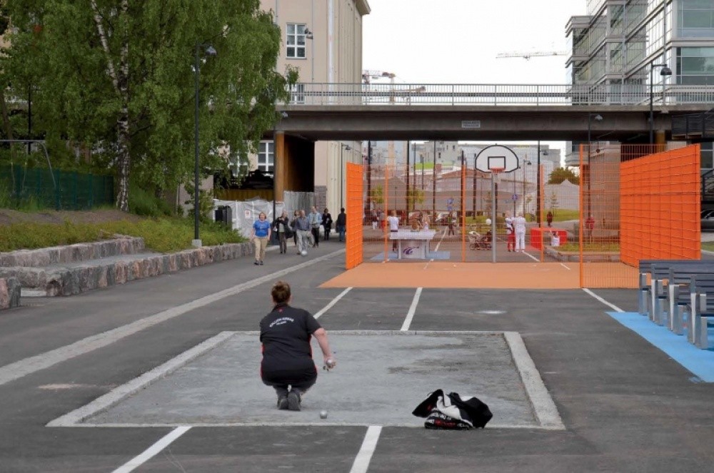 Baana - Corredor para ciclistas y peatones, Helsinki (Finlandia) 7