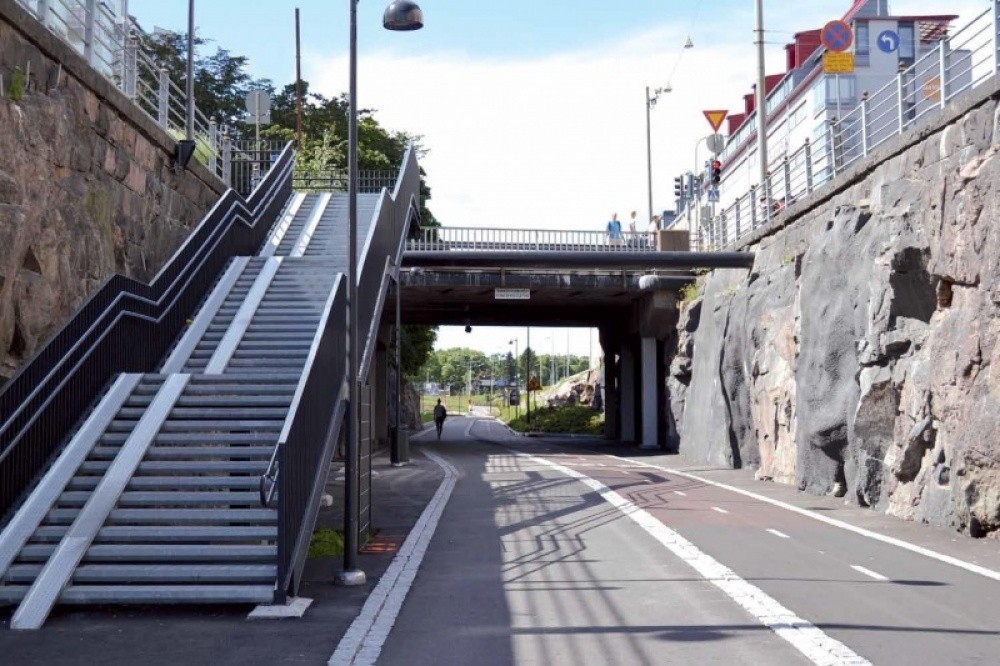 Baana - Corredor para ciclistas y peatones, Helsinki (Finlandia) 4