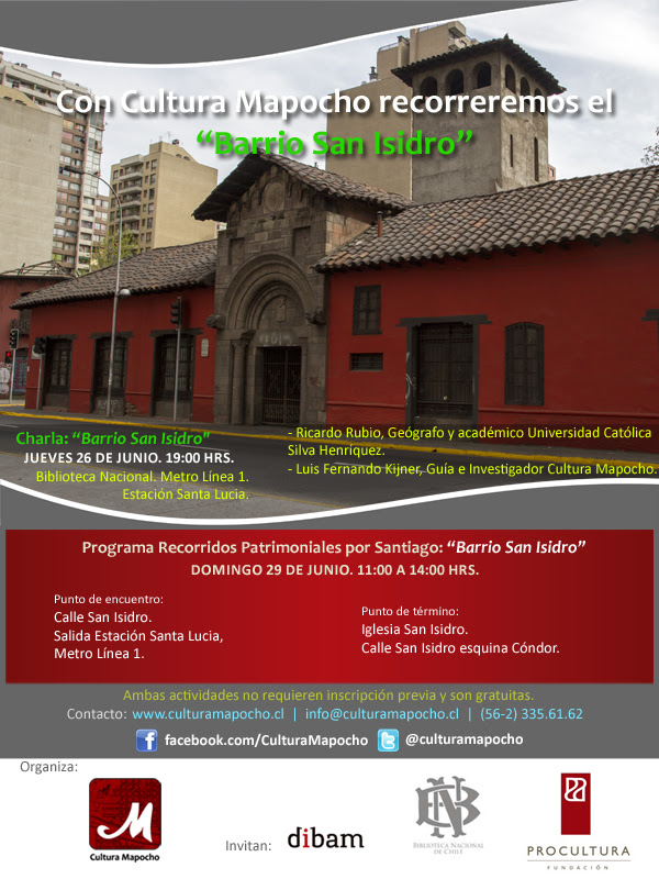 Cultura Mapocho Barrio San Isidro 29 de junio