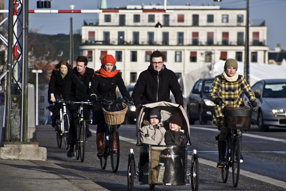 Ciclistas en Copenhague. © Mikael Colville-Andersen, vía Flickr.