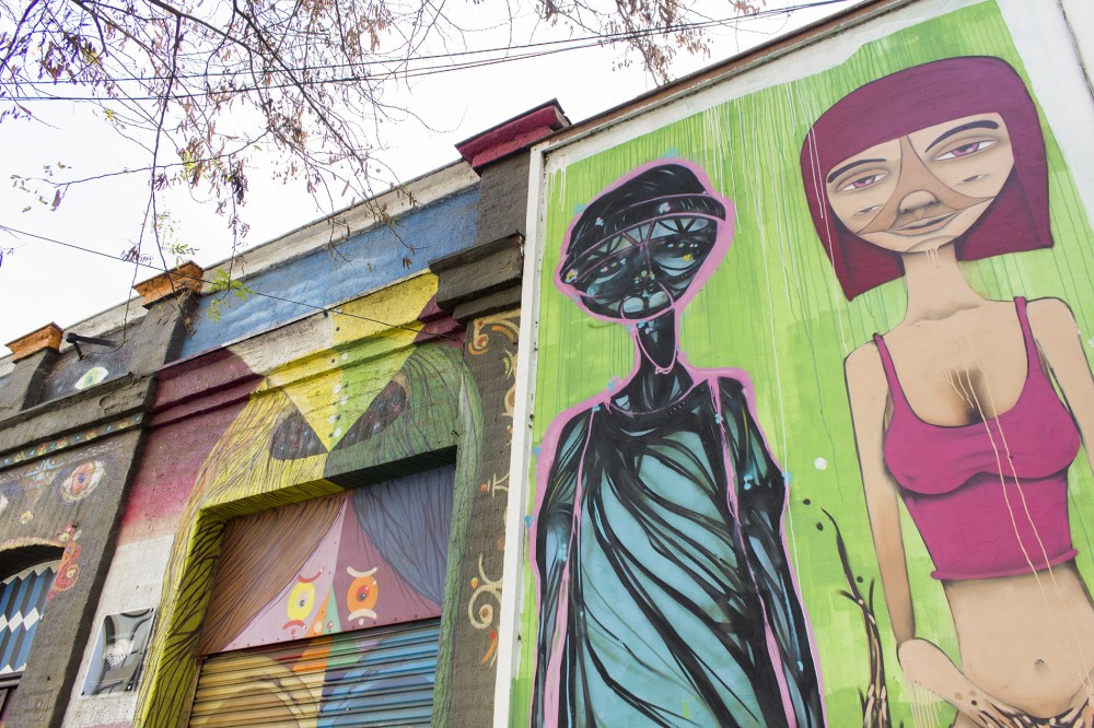 Murales en Barrio Bellavista 3 © Andrea Manuschevich para Plataforma Urbana