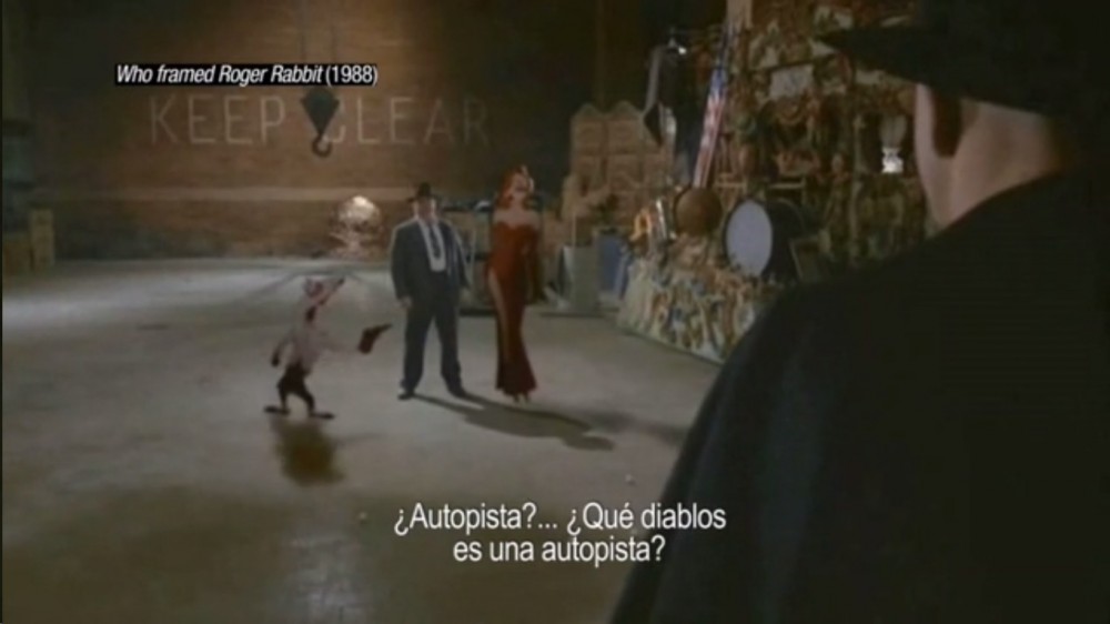 "Who framed Roger Rabbit" (1988). Image Cortesia de Cortometraje 'Ficción Inmobiliaria'
