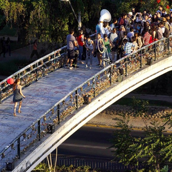 Puente Racamalac, Providencia (altura Salvador). Cortesía Amo Santiago.