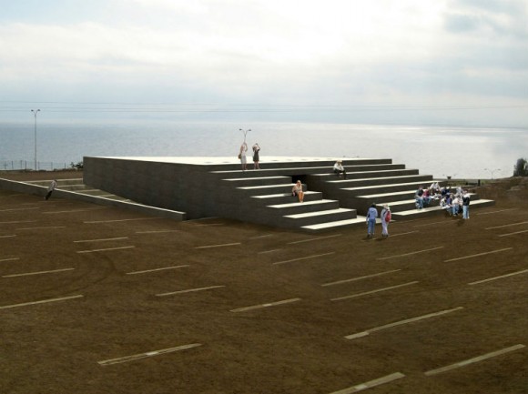 Proyecto Anfiteatro del Parque Cultural Ruinas de Huanchaca. Fuente imagen: Fundación Ruinas de Huanchaca.