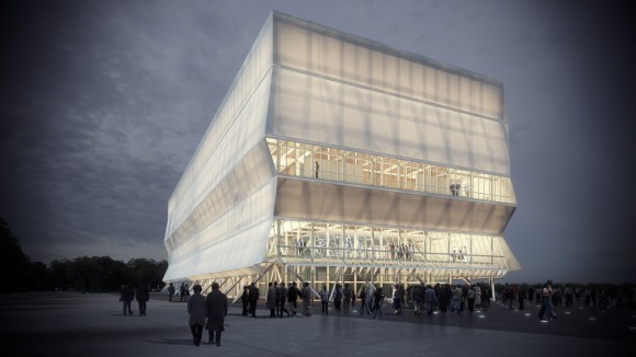 Teatro Regional del Bío-Bío. Imagen vía Plataforma Arquitectura