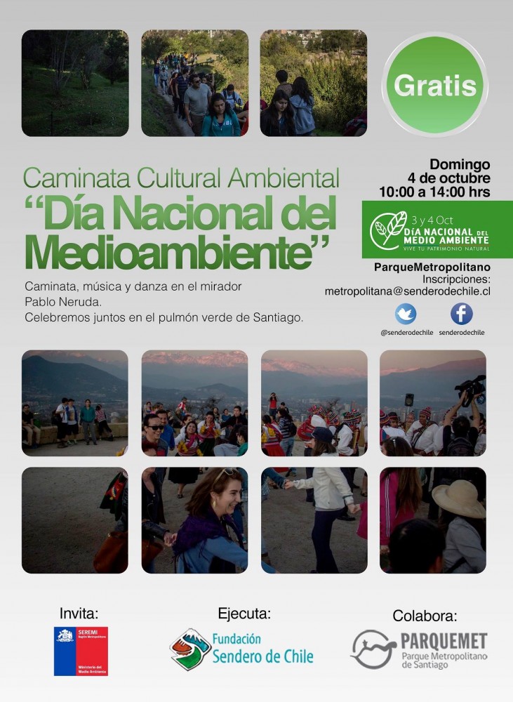 Dia Nacional del Medio Ambiente Sendero de Chile Parquemet