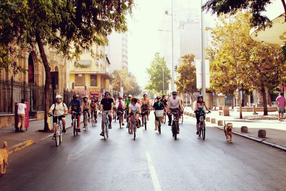 Primer Bicimambo del Foro Mundial de la Bicicleta Chile 2016 1