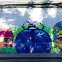 Mural de Danapink en Barrio Brasil