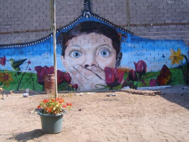 Mural de Fiori y Seek en Iquique