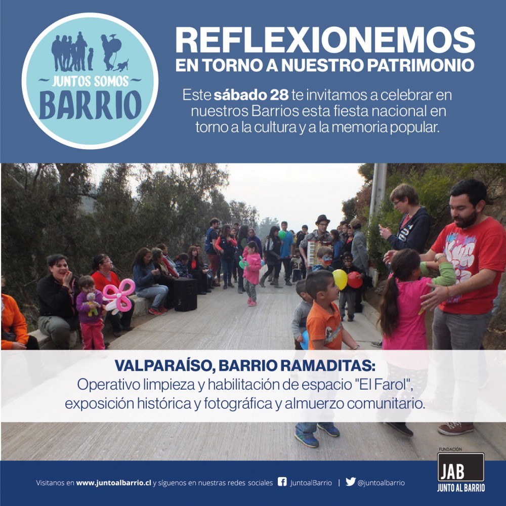 Junto al Barrio Dia del Patrimonio 2016 Valparaiso