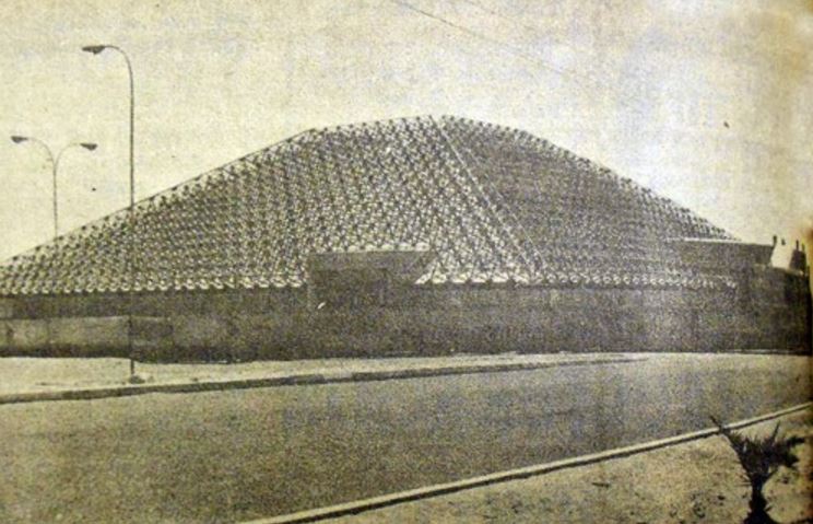 Terminal Rodoviario de Arica en 1976. Cortesía Universidad de Tarapacá