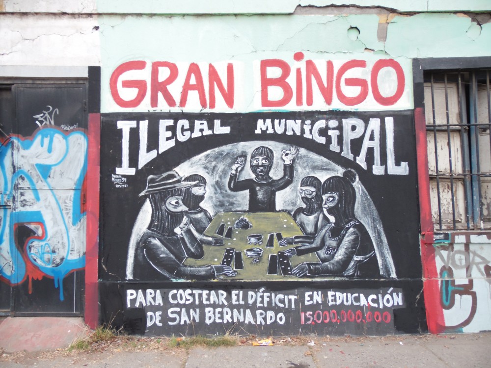 Mural en San Bernardo. Cortesía de Minero 34.