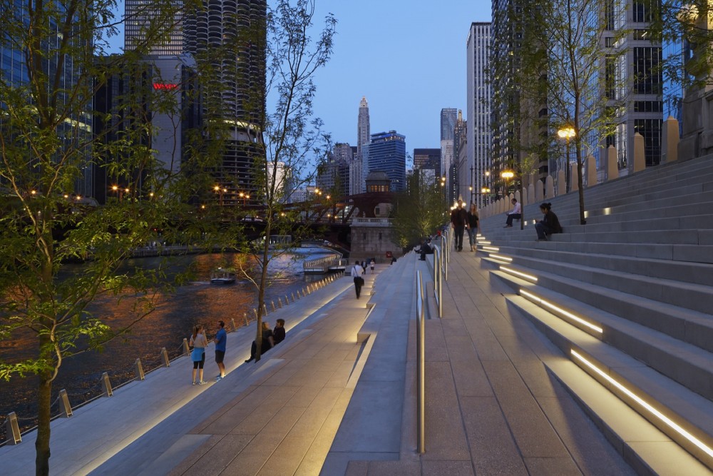 "Chicago Riverwalk", Chicag, EE.UU. © Kate Joyce Studios
