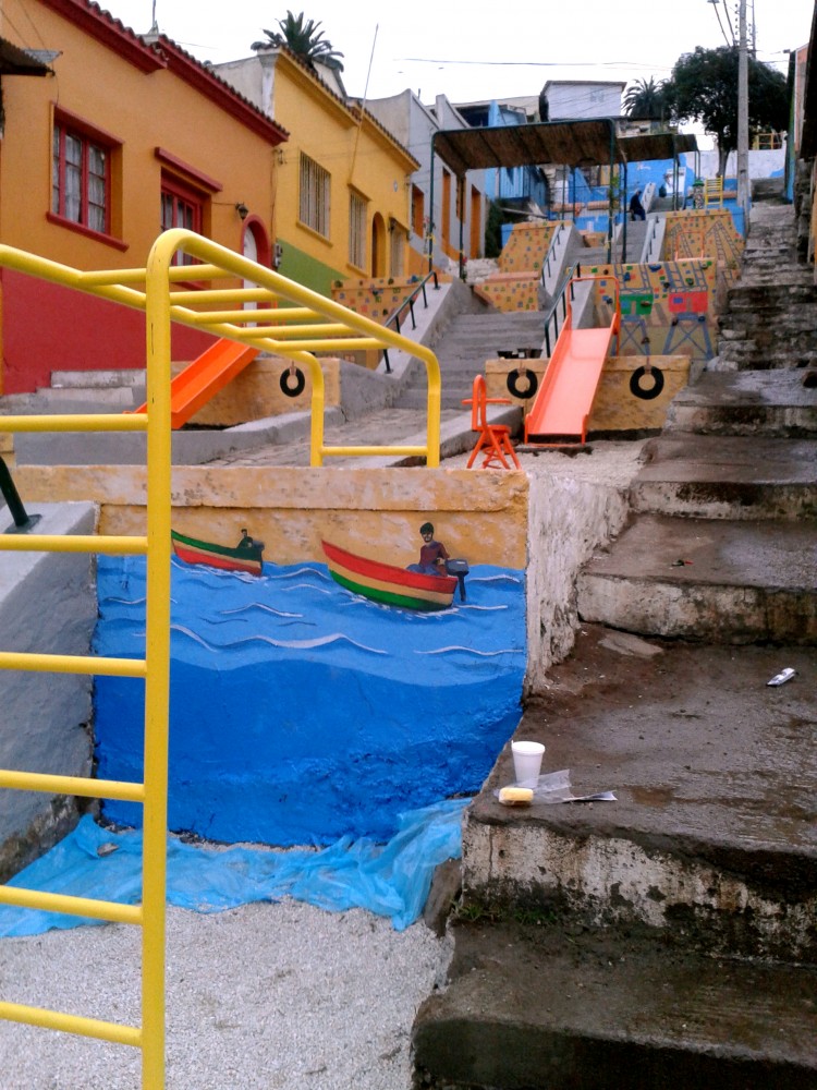 Fundación Mi Parque por el proyecto escalera Buenaventura Argandoña. (Coquimbo)