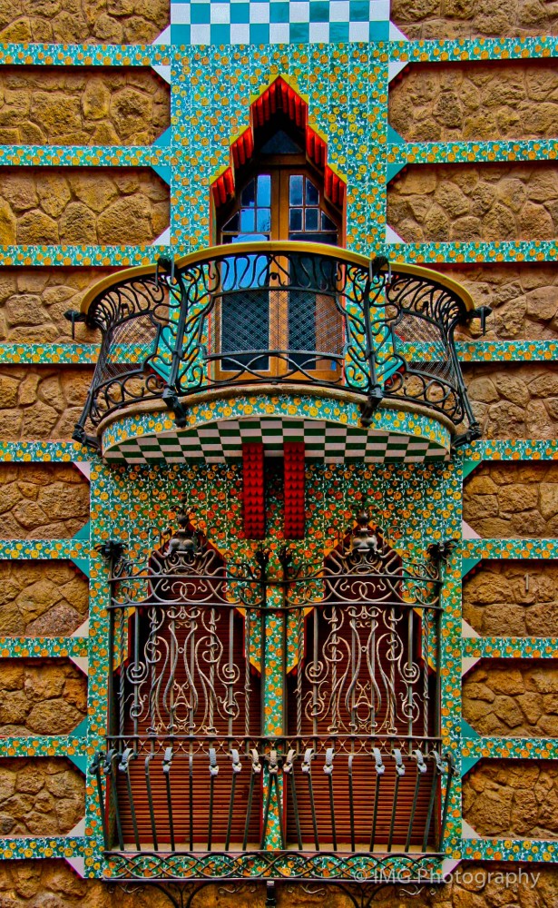 Detalle de la Casa Vicens. Image © Ian Gampon [Flickr], bajo licencia CC BY-ND 2.0