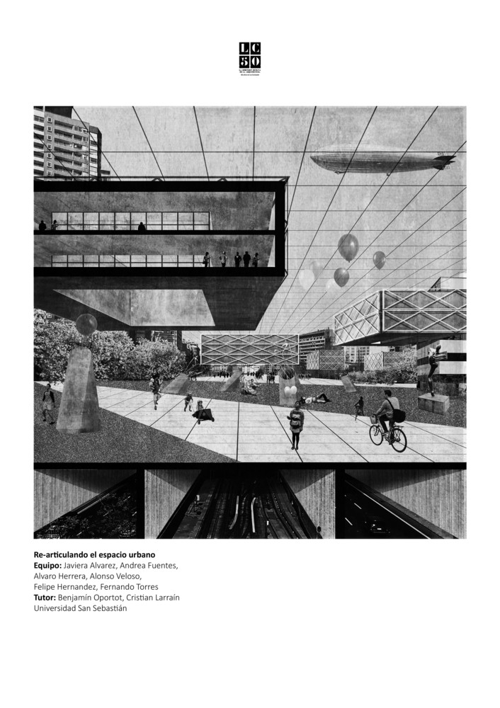 G8: Re-articulando el espacio urbano / Lámina 01. Image Cortesía de Grupo Arquitectura Caliente