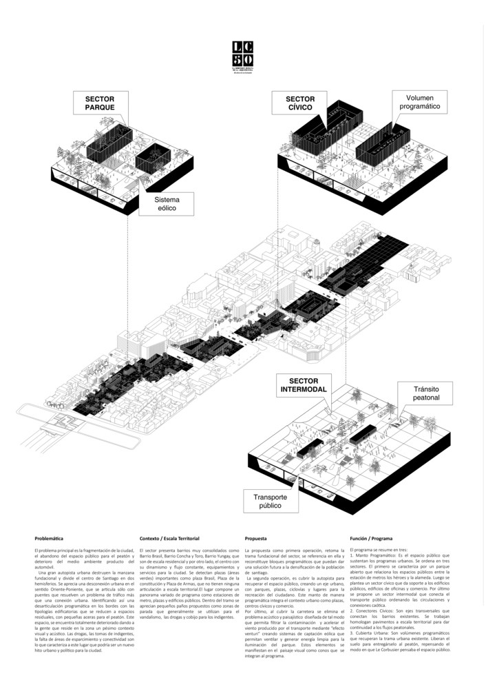G8: Re-articulando el espacio urbano / Lámina 02. Image Cortesía de Grupo Arquitectura Caliente